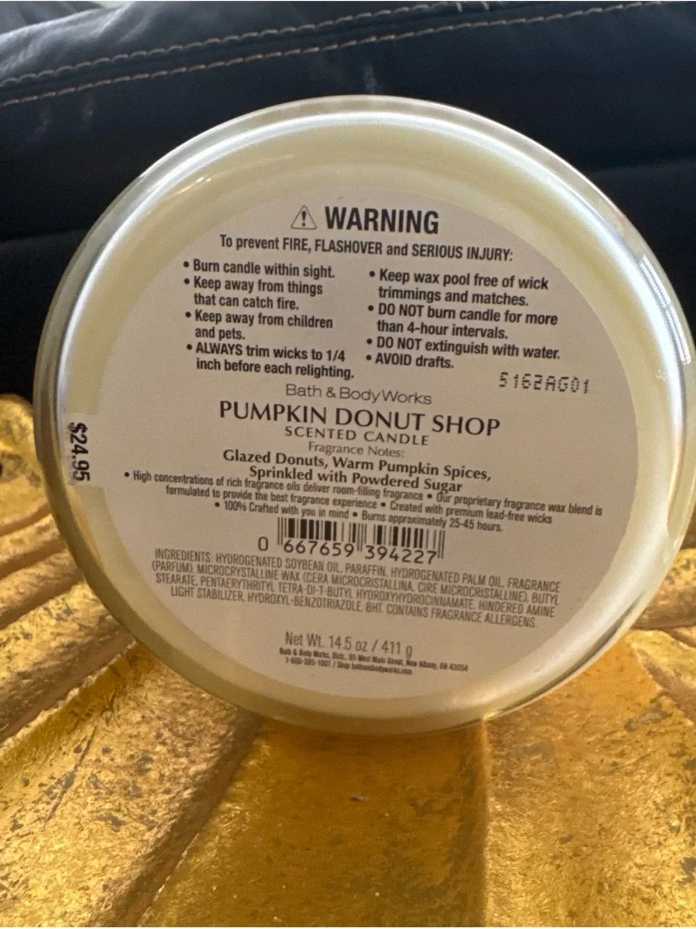 Bath & Body Works Pumpkin Donut Shop Candle